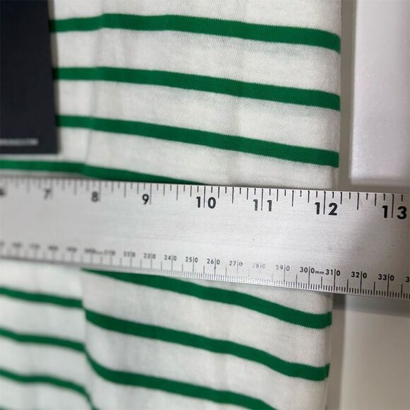 Rails Meg Dress XS Green White Sailor Stripe Tank Midi Dress NWT $138 Cotton - Picture 4 of 9